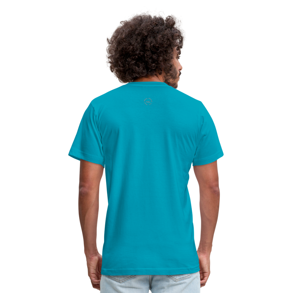 No FEAR Unisex Jersey T-Shirt by Bella + Canvas - turquoise