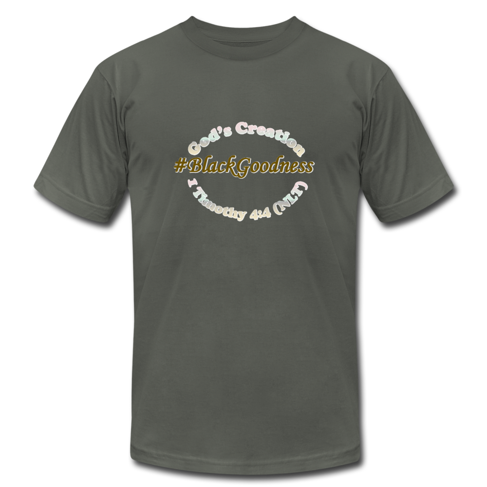 Black Goodness Unisex Jersey T-Shirt by Bella + Canvas - Obsidian's LLC