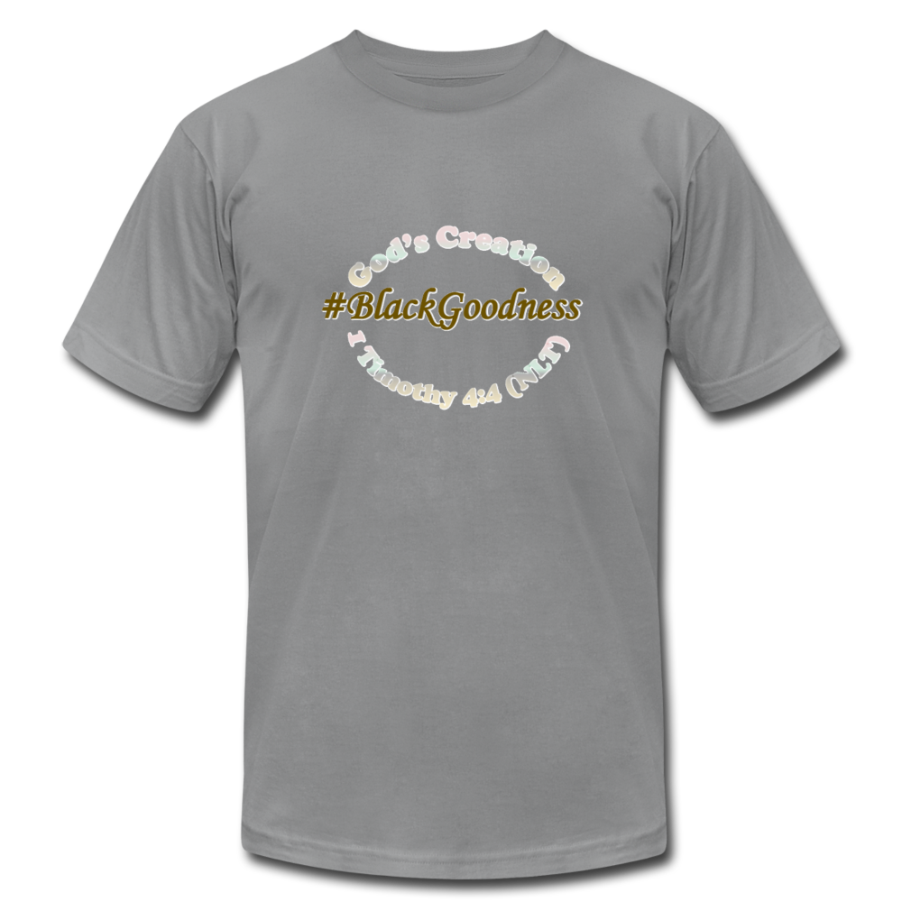 Black Goodness Unisex Jersey T-Shirt by Bella + Canvas - Obsidian's LLC