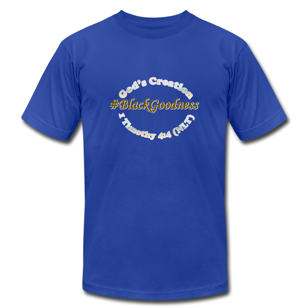 Black Goodness Unisex Jersey T-Shirt by Bella + Canvas - Obsidian's LLC