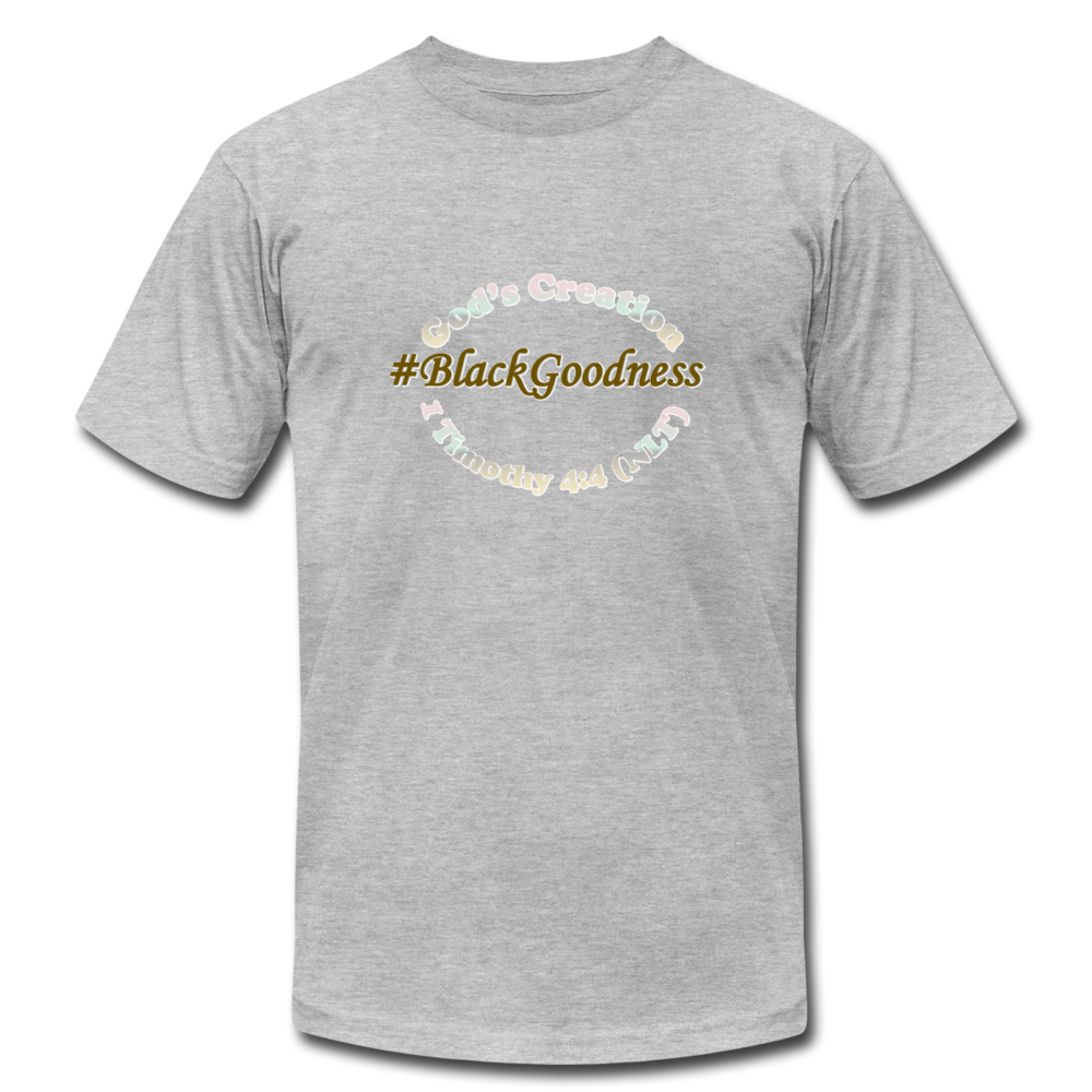 Black Goodness Unisex Jersey T-Shirt by Bella + Canvas - Obsidian's LLC