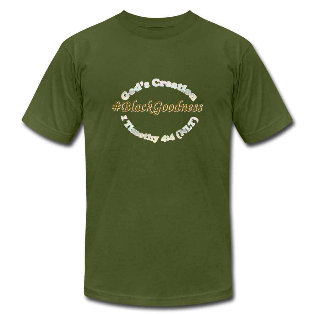 Black Goodness Unisex Jersey T-Shirt by Bella + Canvas - Obsidian's LLC