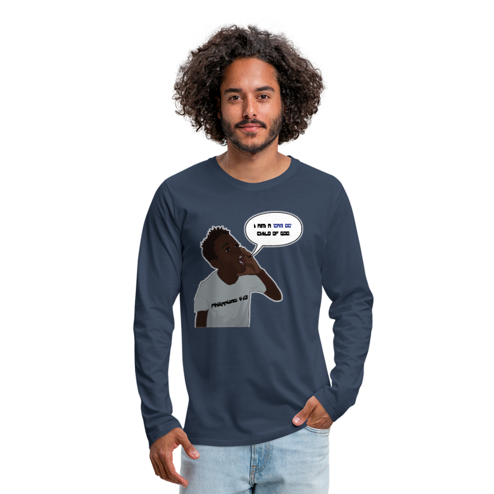 Kingston Men's Premium Long Sleeve T-Shirt - navy