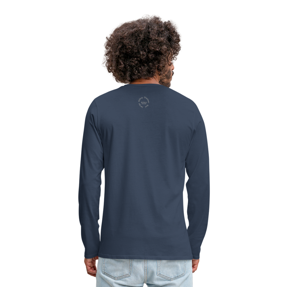 Kingston Men's Premium Long Sleeve T-Shirt - navy