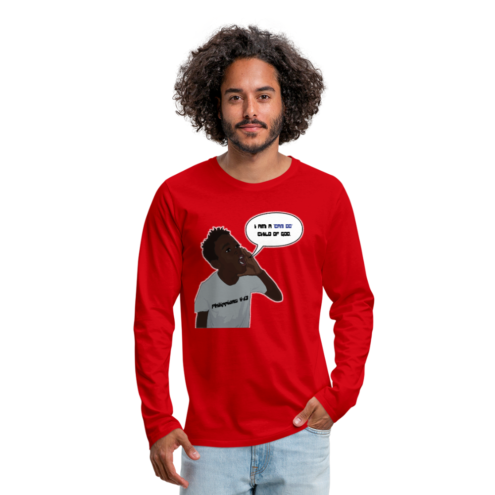 Kingston Men's Premium Long Sleeve T-Shirt - red