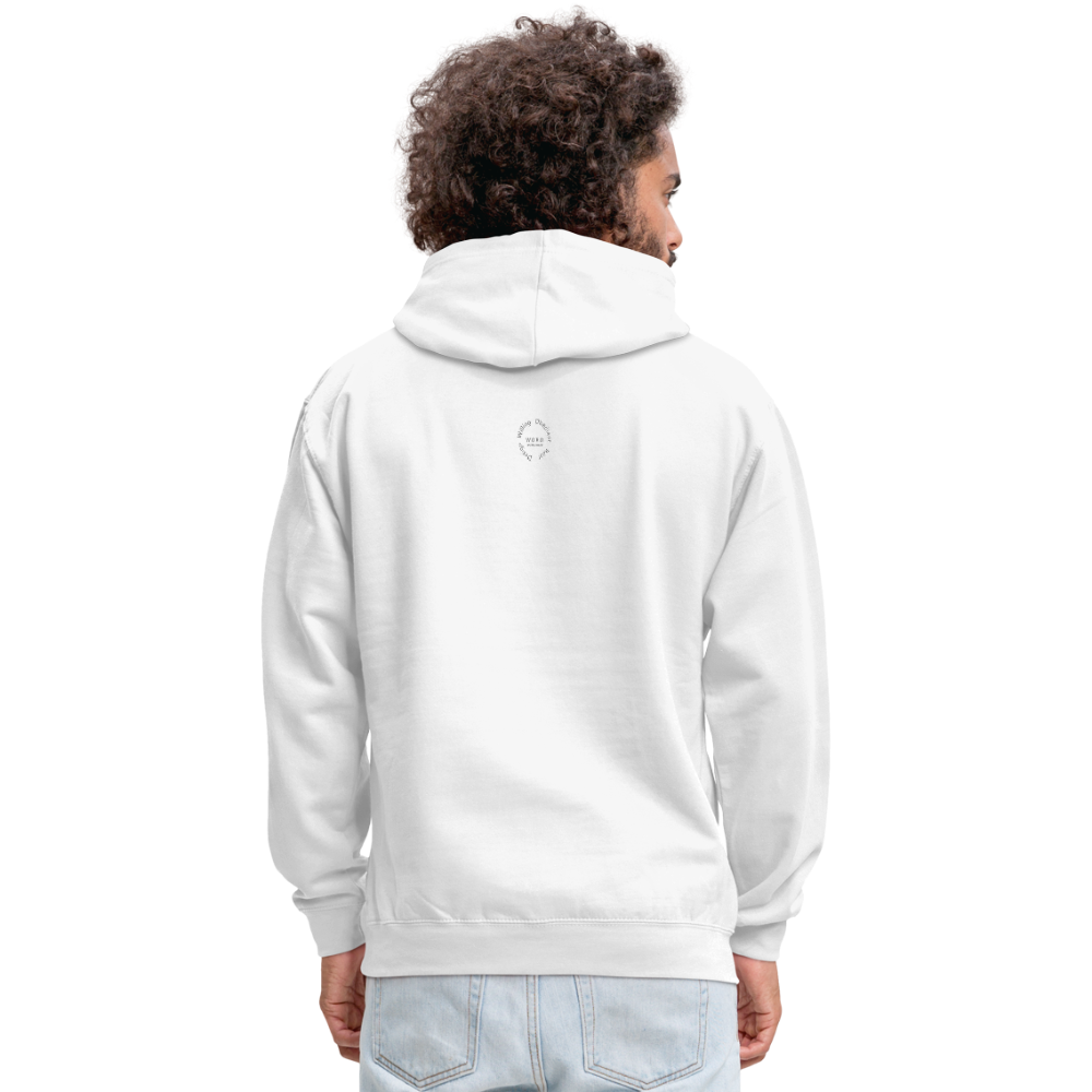 Black Goodness Unisex Hoodie - white/gray