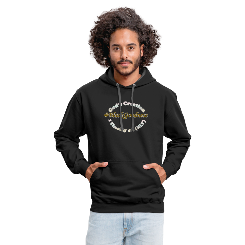 Black Goodness Unisex Hoodie - black/asphalt