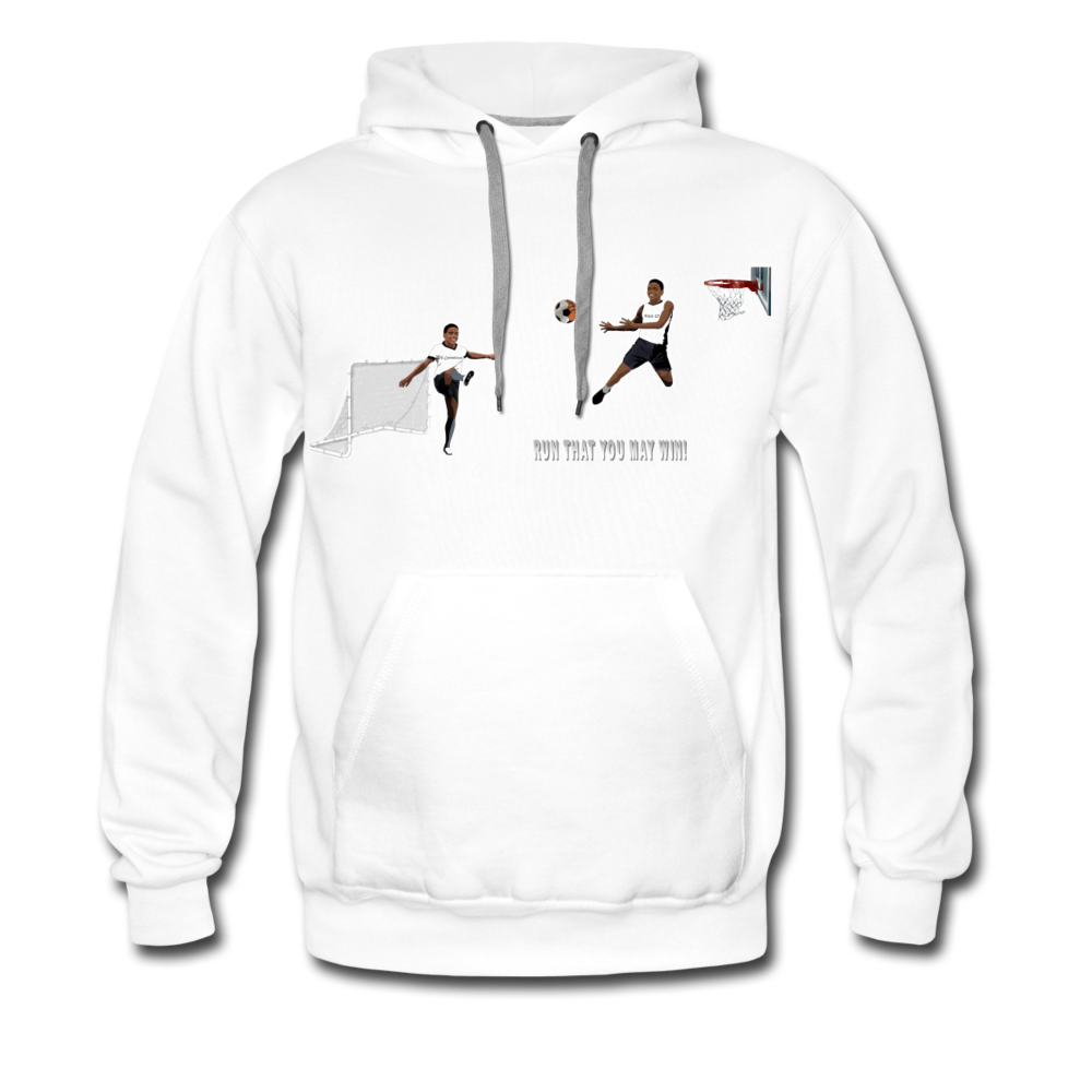 Amari Men's Premium Hoodie - white