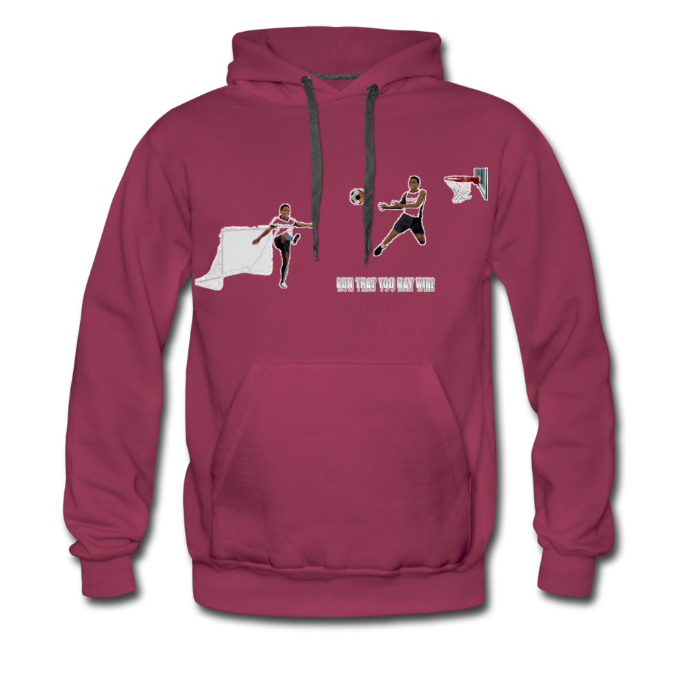 Amari Men's Premium Hoodie - burgundy