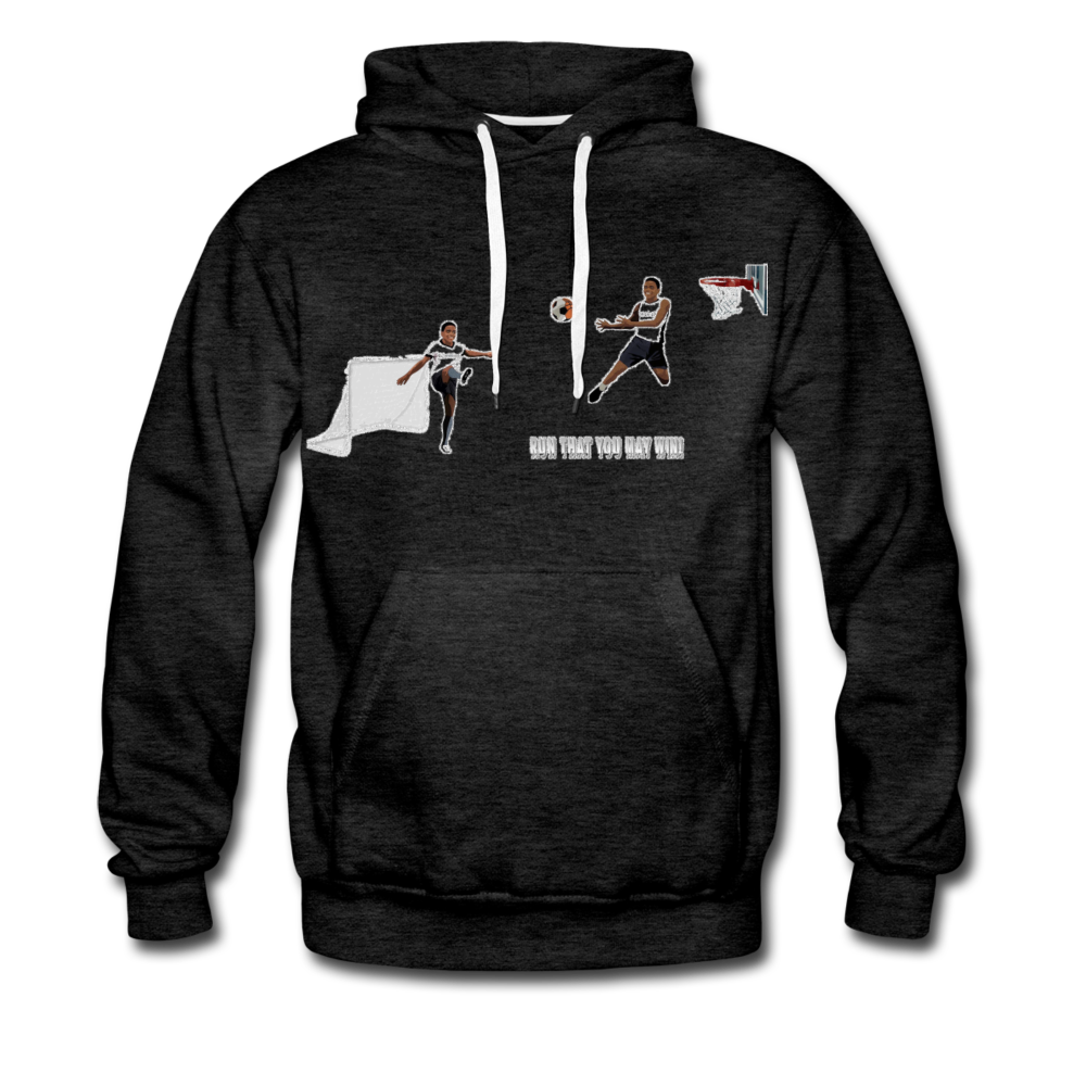 Amari Men's Premium Hoodie - charcoal gray