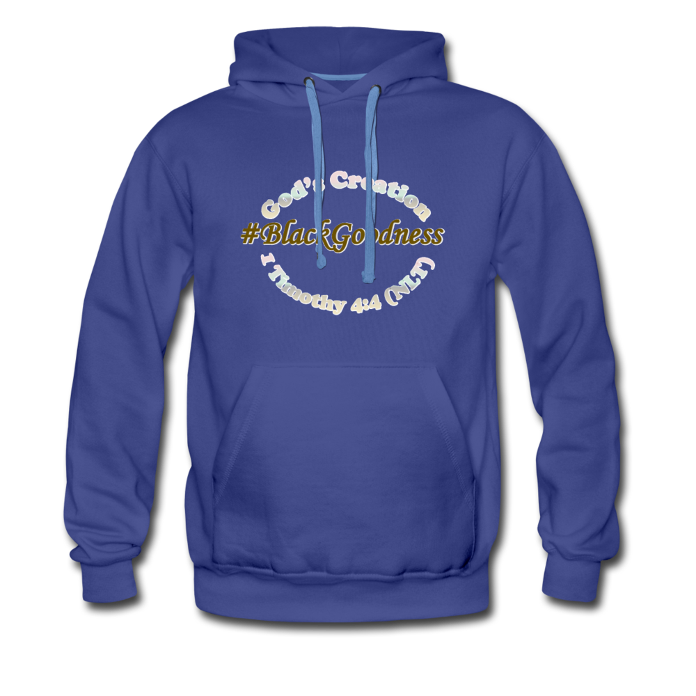 Black Goodness Men's Premium Hoodie - royalblue