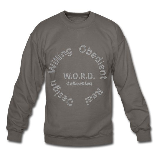 W.O.R.D. Unisex Crewneck Sweatshirt - asphalt gray