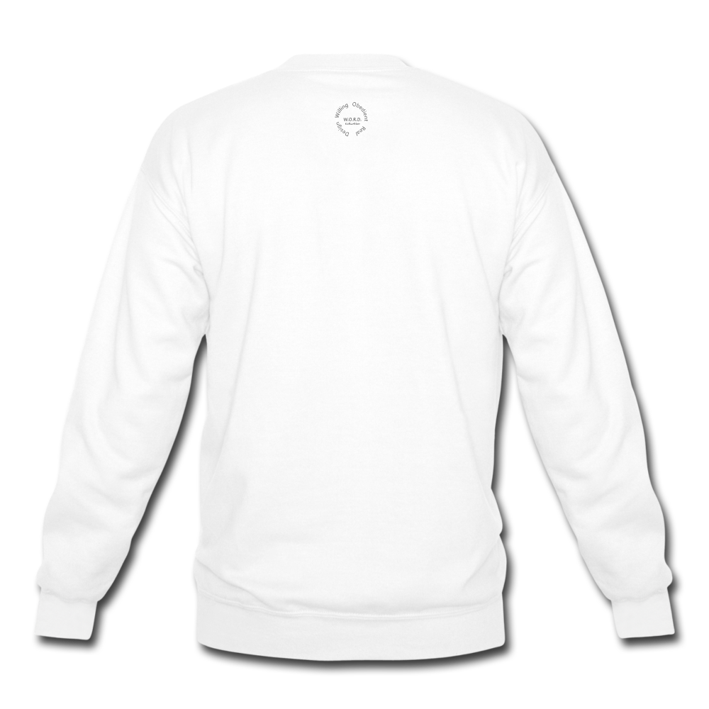 Black Goodness Unisex Crewneck Sweatshirt - white