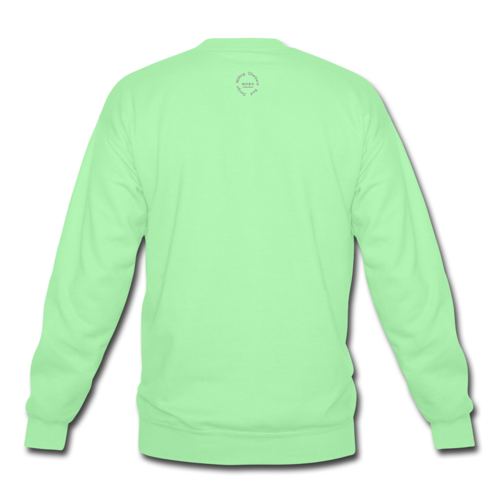 Black Goodness Unisex Crewneck Sweatshirt - lime