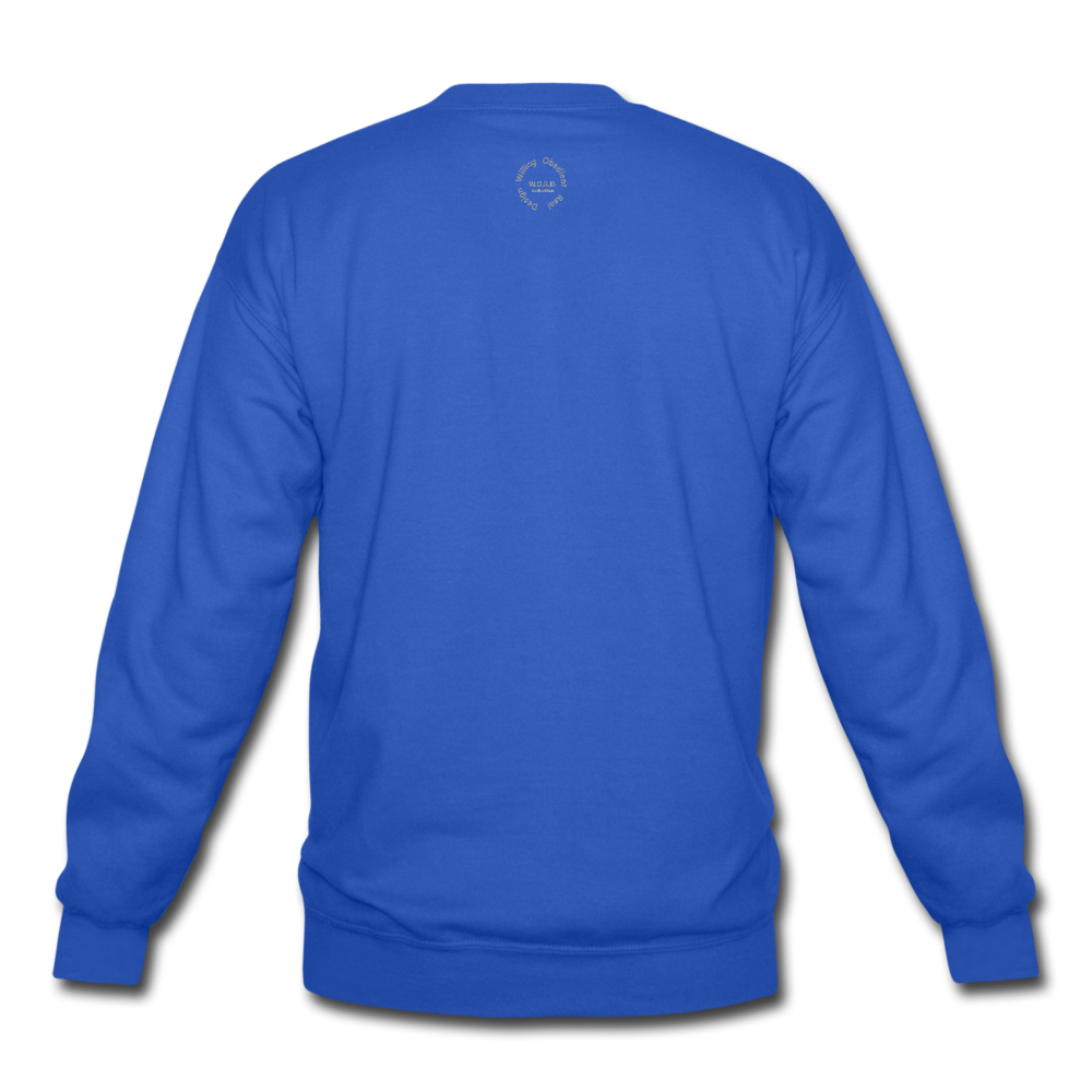 Black Goodness Unisex Crewneck Sweatshirt - royal blue