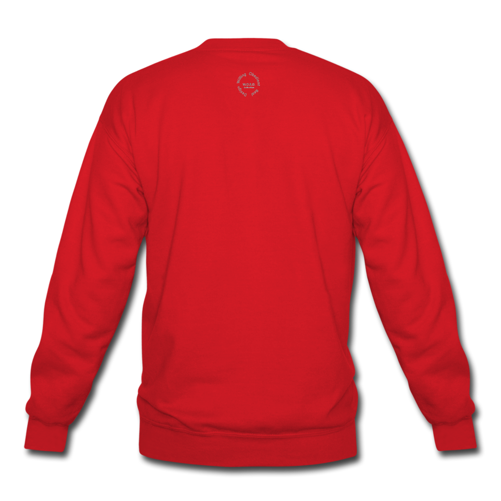 Black Goodness Unisex Crewneck Sweatshirt - red