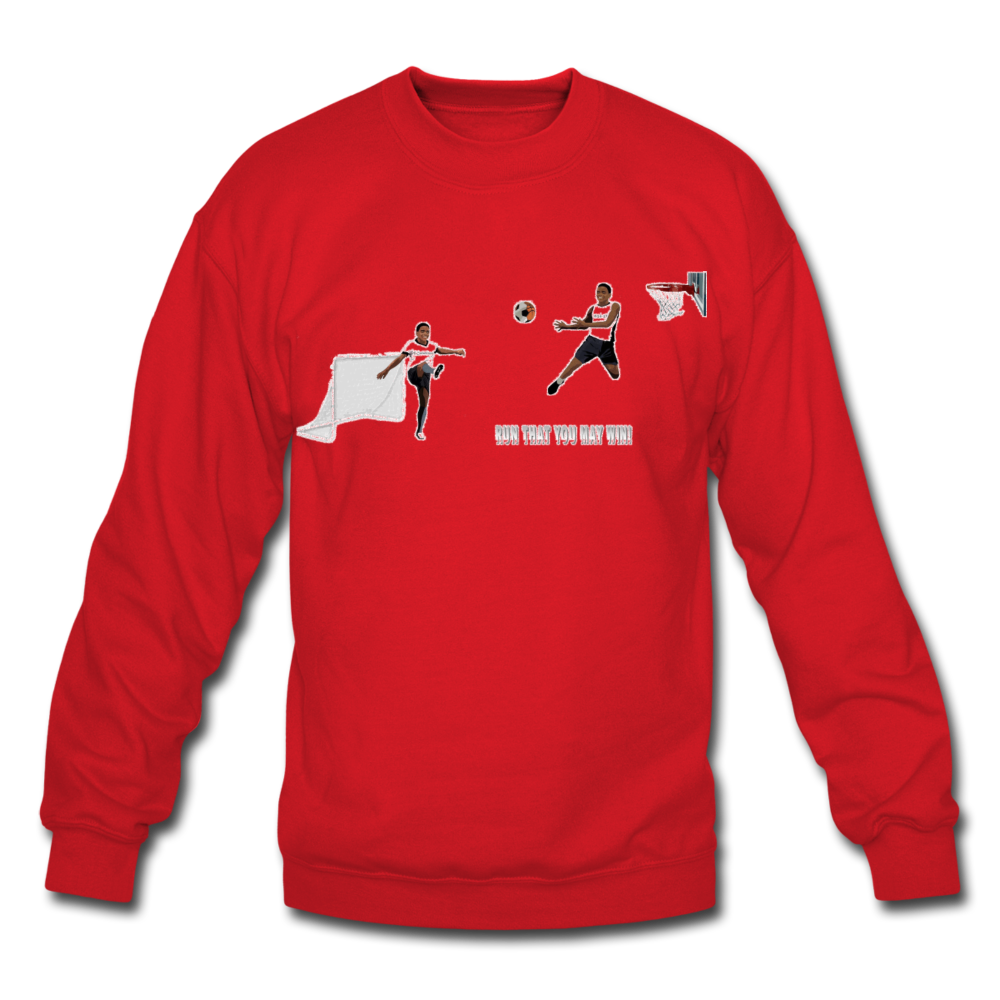 Amari Unisex Crewneck Sweatshirt - red