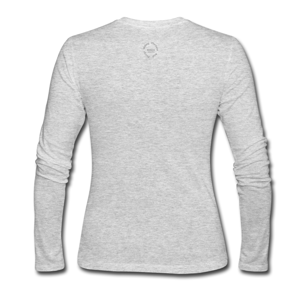 Proverbs 31 Locs Women's Long Sleeve Jersey T-Shirt - gray