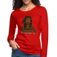 Proverbs 31 Locs Women's Premium Slim Fit Long Sleeve T-Shirt - red