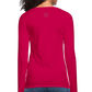 Straight Outta Excuses Women's Premium Slim Fit Long Sleeve T-Shirt - dark pink