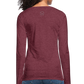 Kingston Women's Premium Slim Fit Long Sleeve T-Shirt - heather burgundy