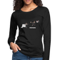 Amari Women's Premium Slim Fit Long Sleeve T-Shirt - black