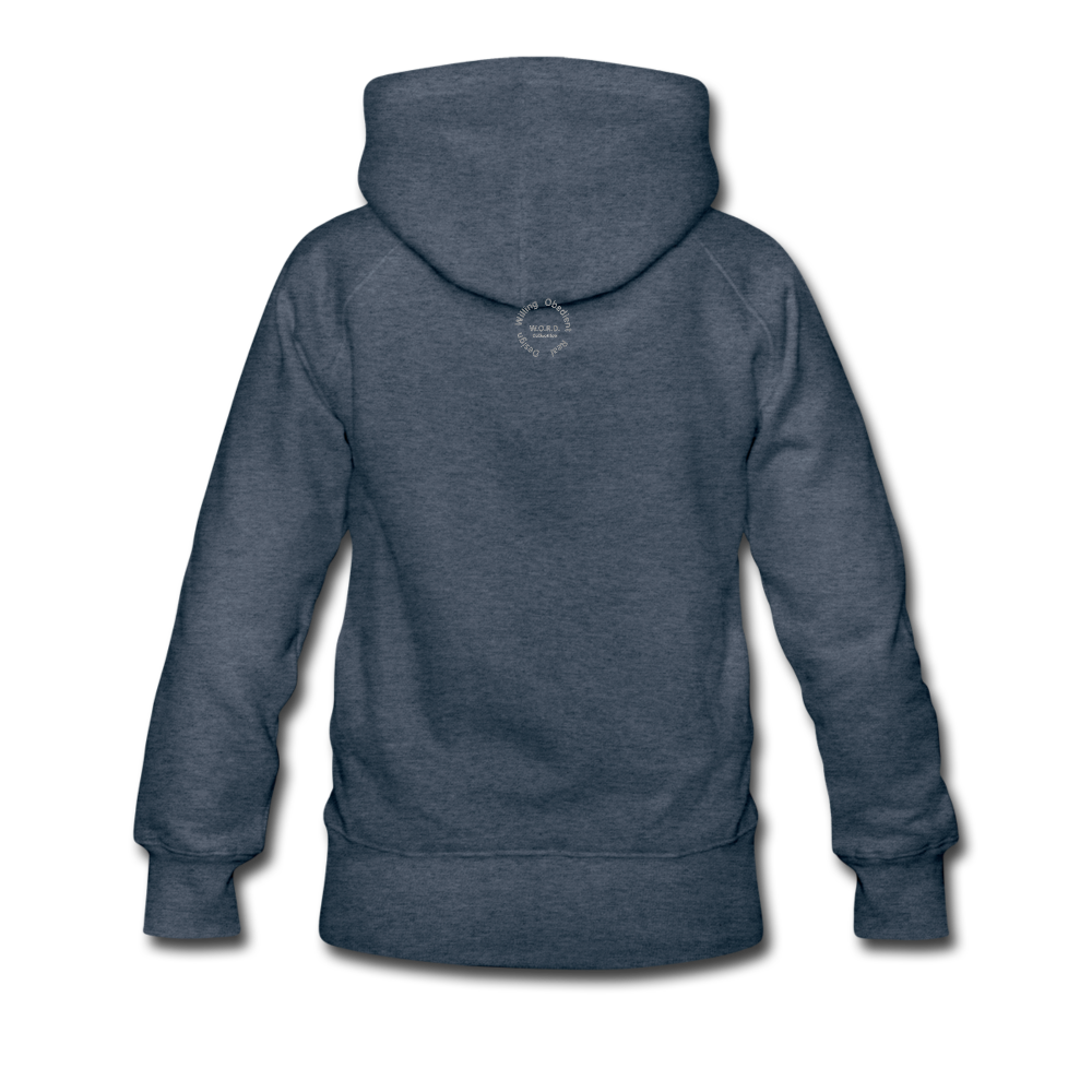 Amari Premium Hoodie - heather denim
