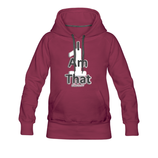 That One Women’s Premium Hoodie - burgundy
