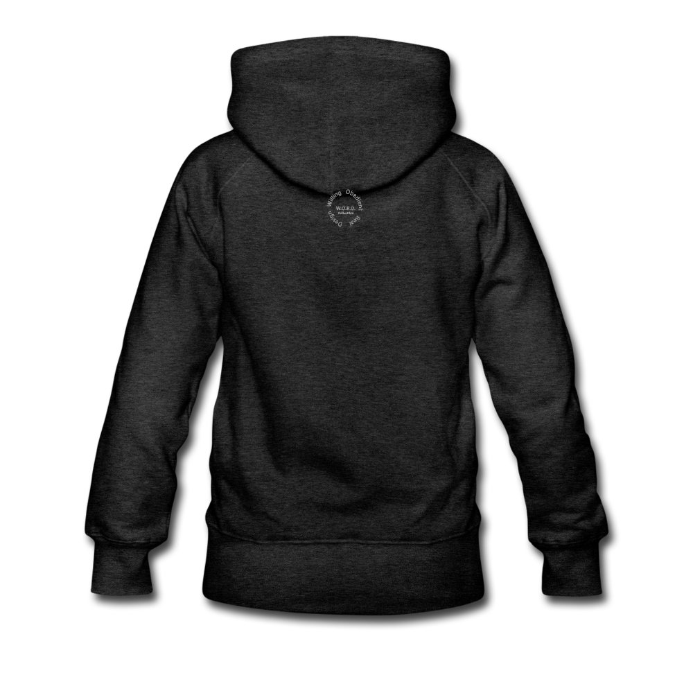 Black Goodness Women’s Premium Hoodie - charcoal gray