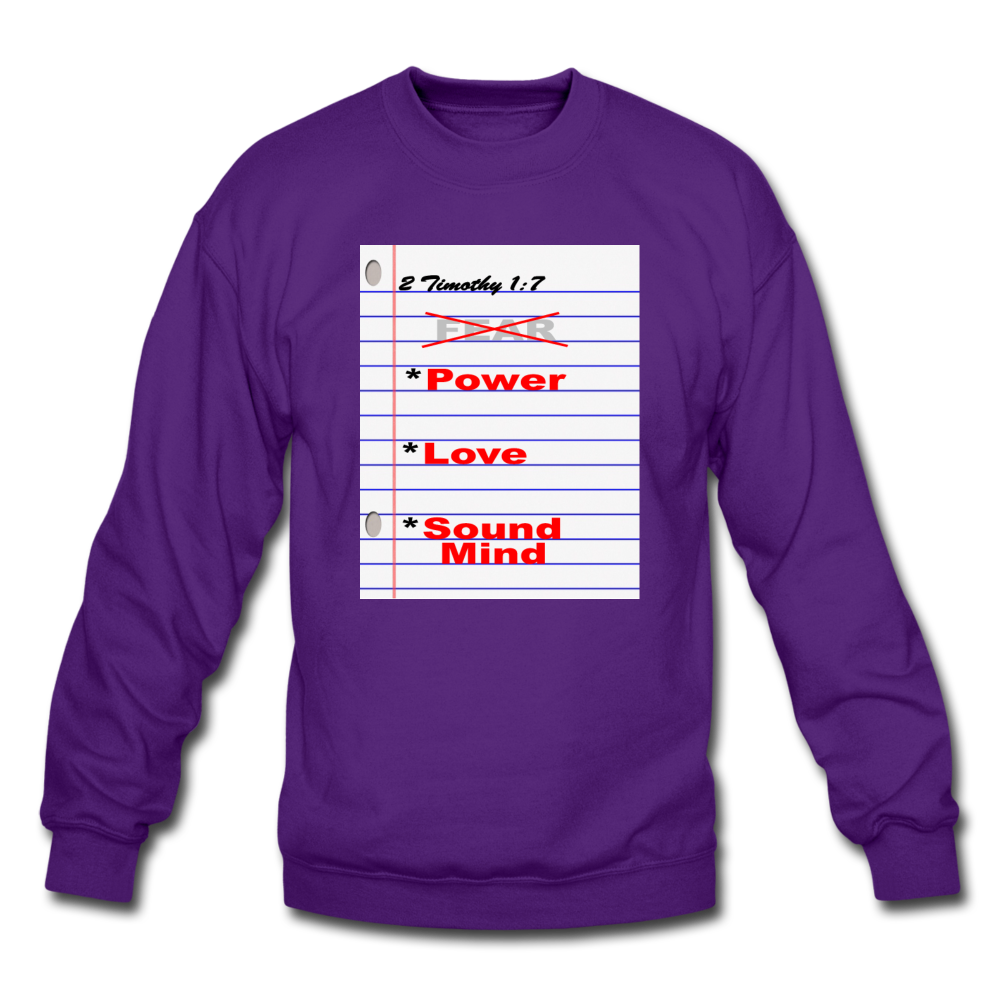 NO FEAR Unisex Crewneck Sweatshirt - purple