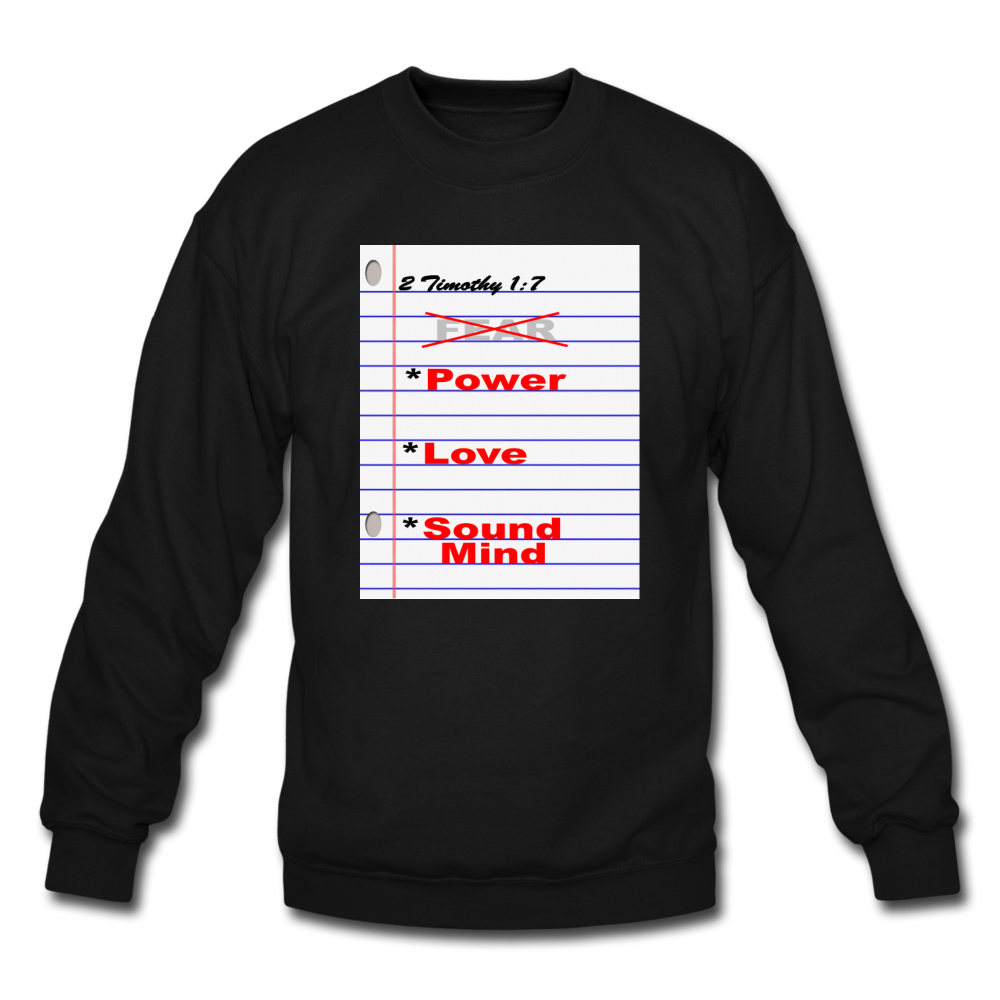 NO FEAR Unisex Crewneck Sweatshirt - black