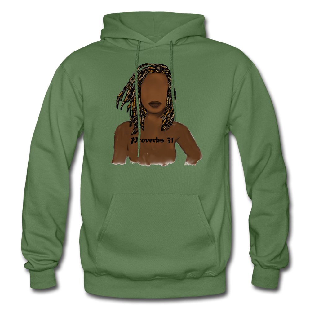 Gildan Heavy Blend Adult Hoodie - military green