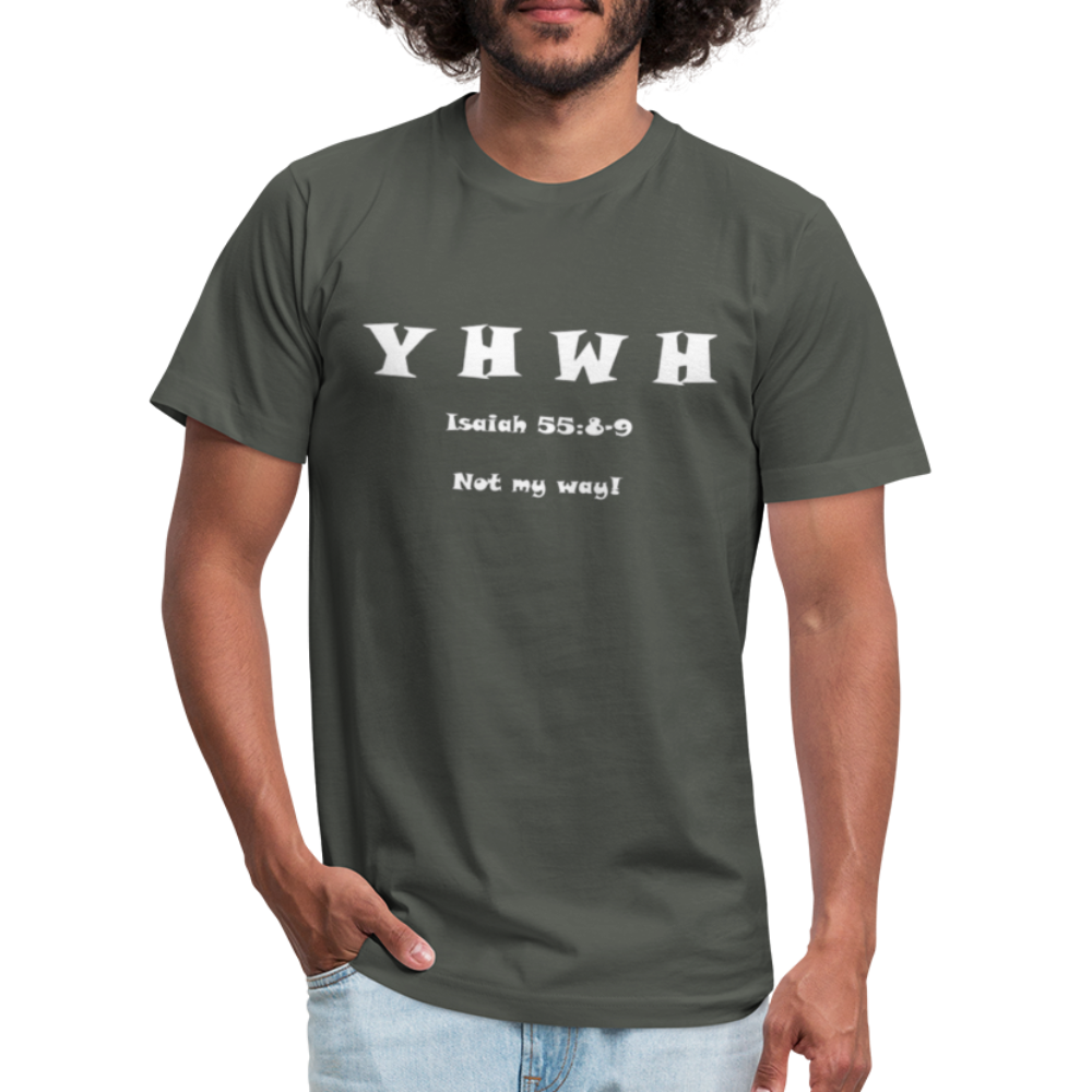 YHWH - Unisex Jersey T-Shirt - asphalt