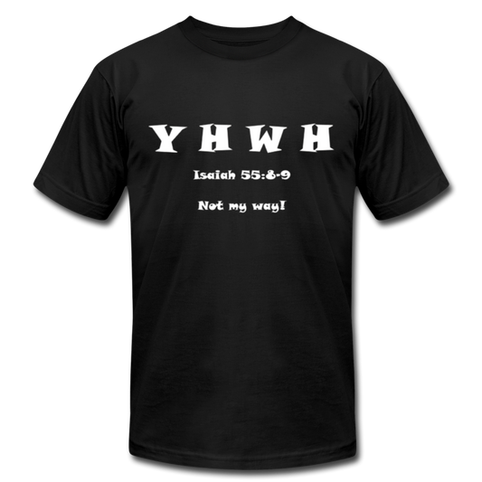 YHWH - Unisex Jersey T-Shirt - black