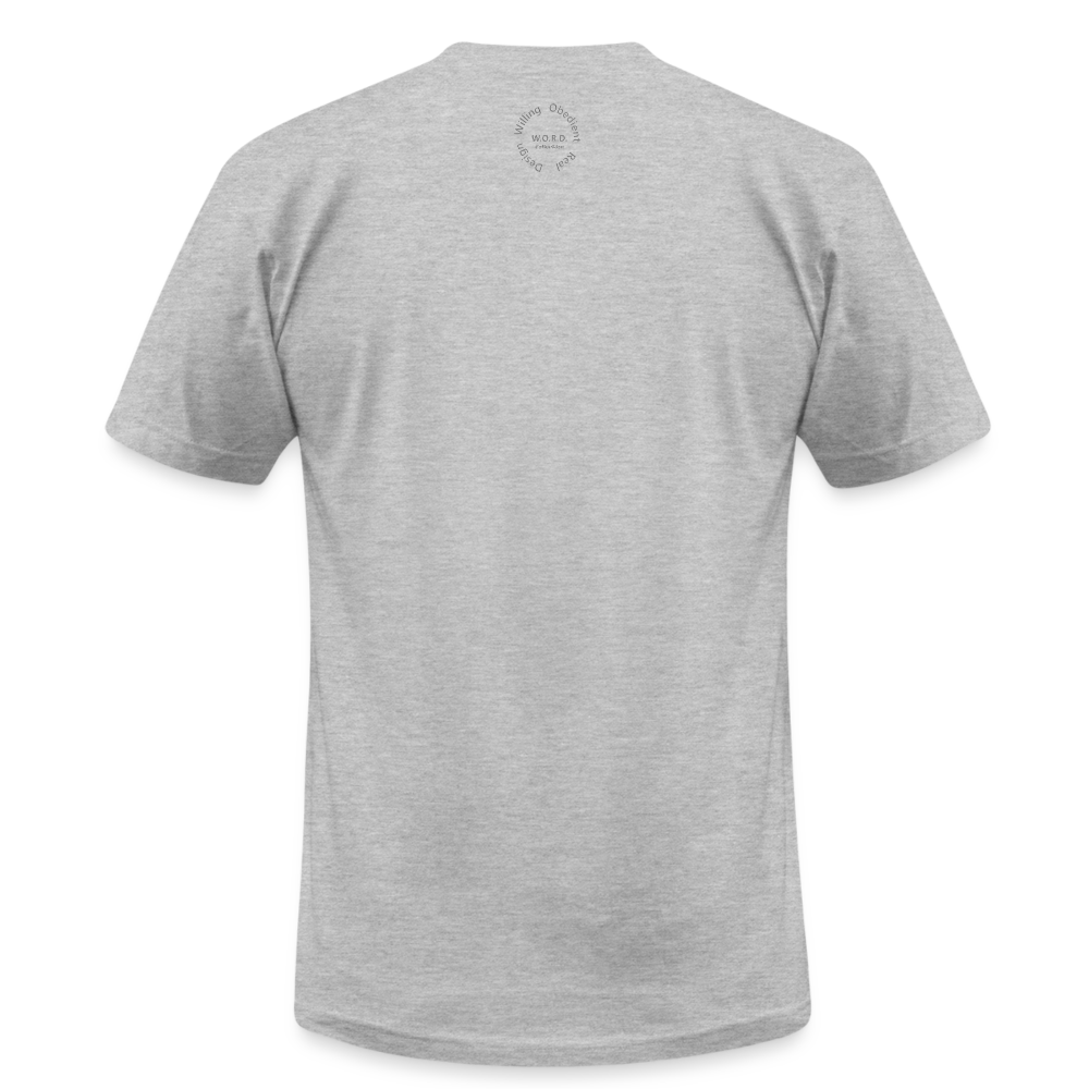 Walking In Purpose and Minding My Business Unisex Jersey T-Shirt - heather gray