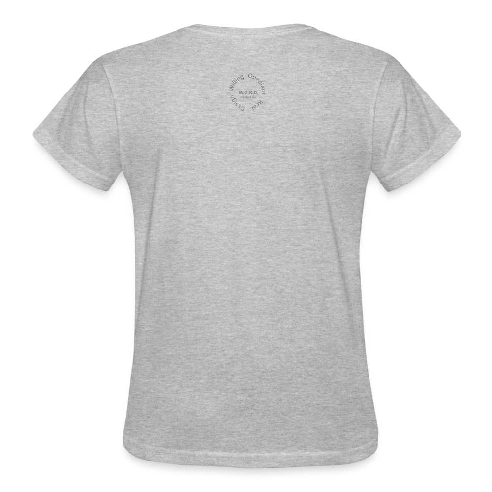 Walking In Purpose/Minding My Business Ultra Cotton Ladies T-Shirt - heather gray