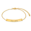 Custom Name Bar Bracelet
