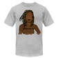 Proverbs 31 Locs Jersey T-Shirt by Bella + Canvas - heather gray