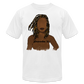 Proverbs 31 Locs Jersey T-Shirt by Bella + Canvas - white