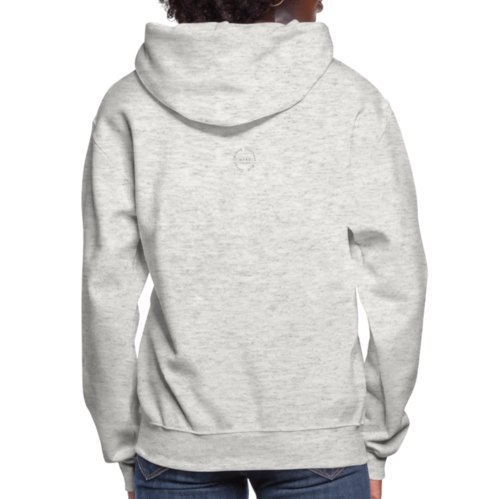 Proverbs 31 Loc Lady Women's Jerzees Hoodie - heather oatmeal