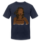 Proverbs 31 Locs Jersey T-Shirt by Bella + Canvas - navy