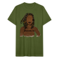 Proverbs 31 Locs Jersey T-Shirt by Bella + Canvas - olive