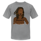 Proverbs 31 Locs Jersey T-Shirt by Bella + Canvas - slate