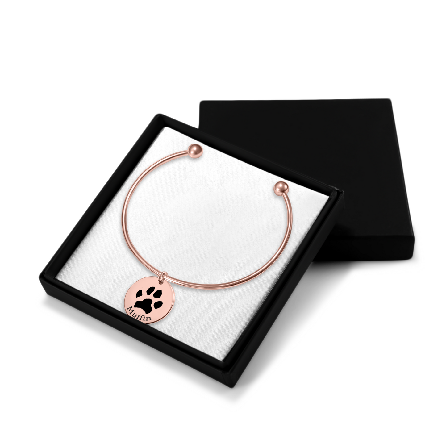 Pawprint Coin Bangle