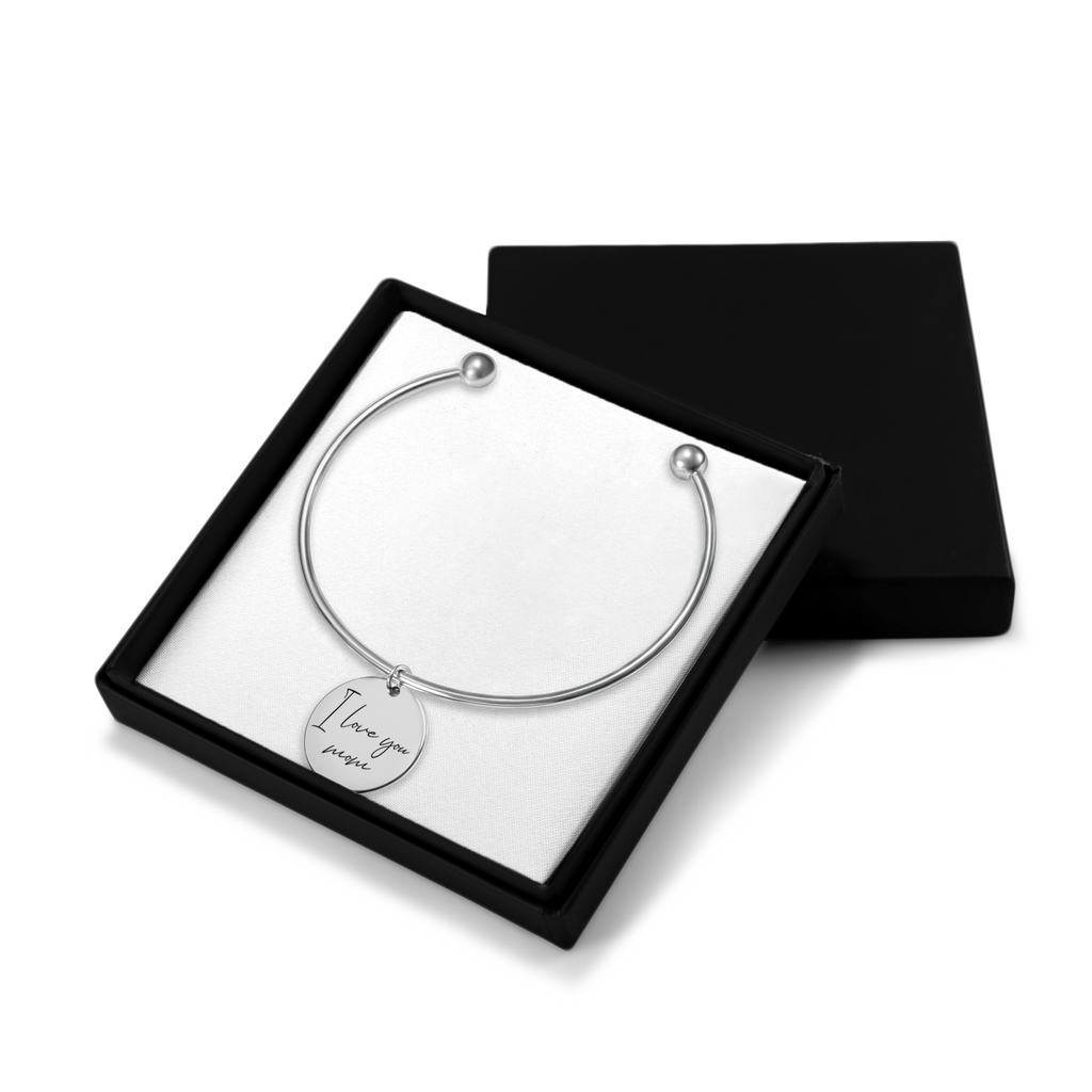 Handwritten Coin Bangle
