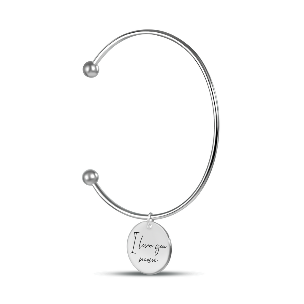 Handwritten Coin Bangle