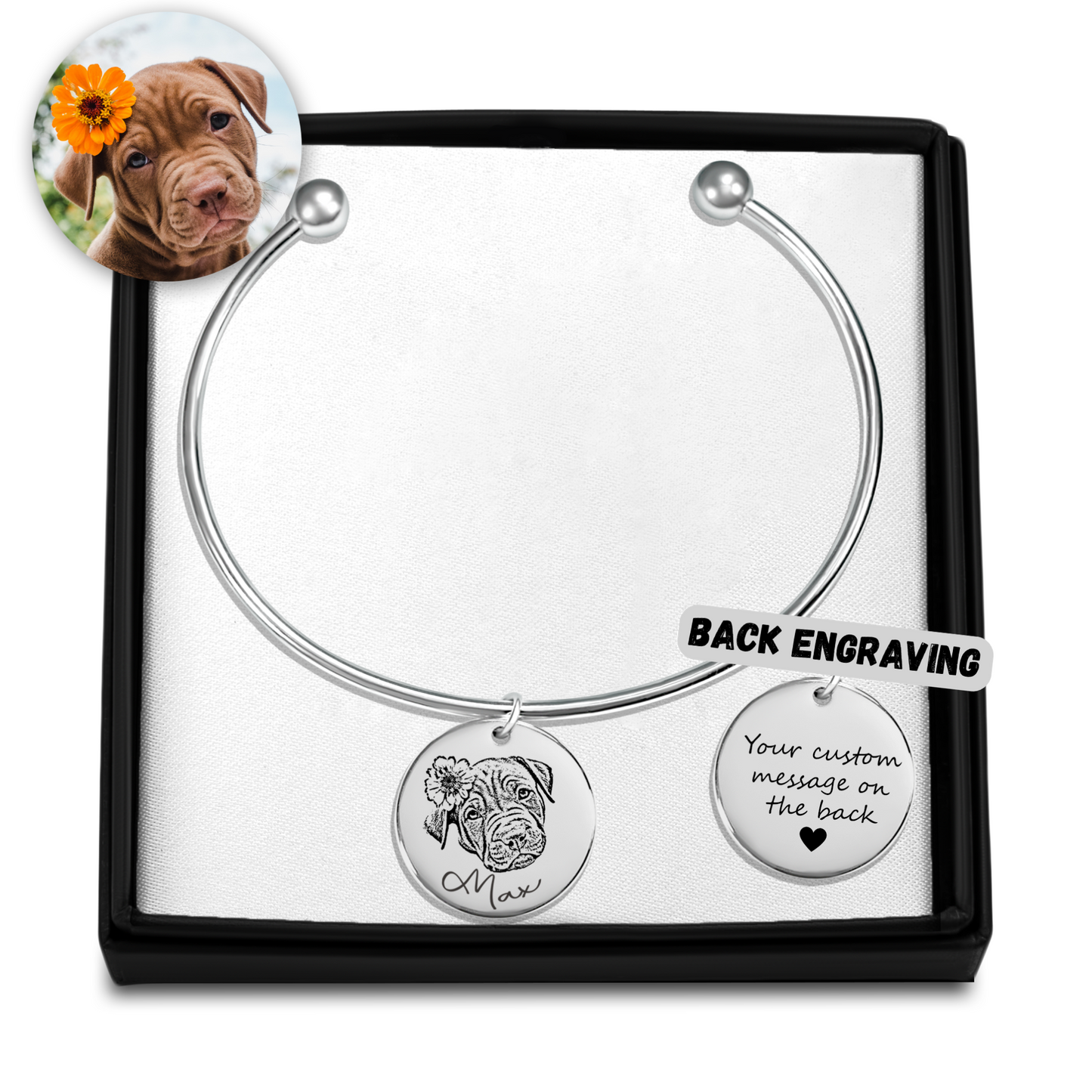 Pet Portrait Bangle