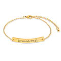 Bible Verse Bar Bracelet