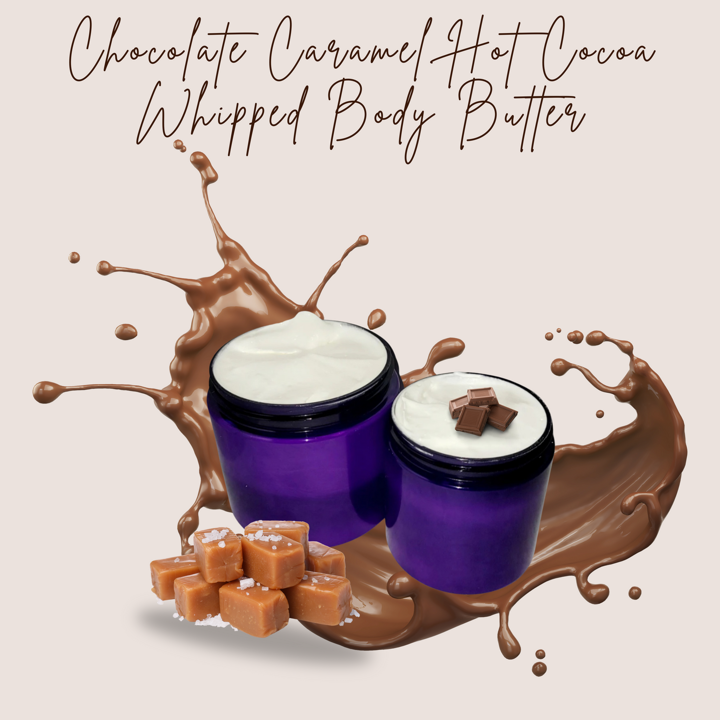 Chocolate Caramel Hot Cocoa Whipped Body Butter