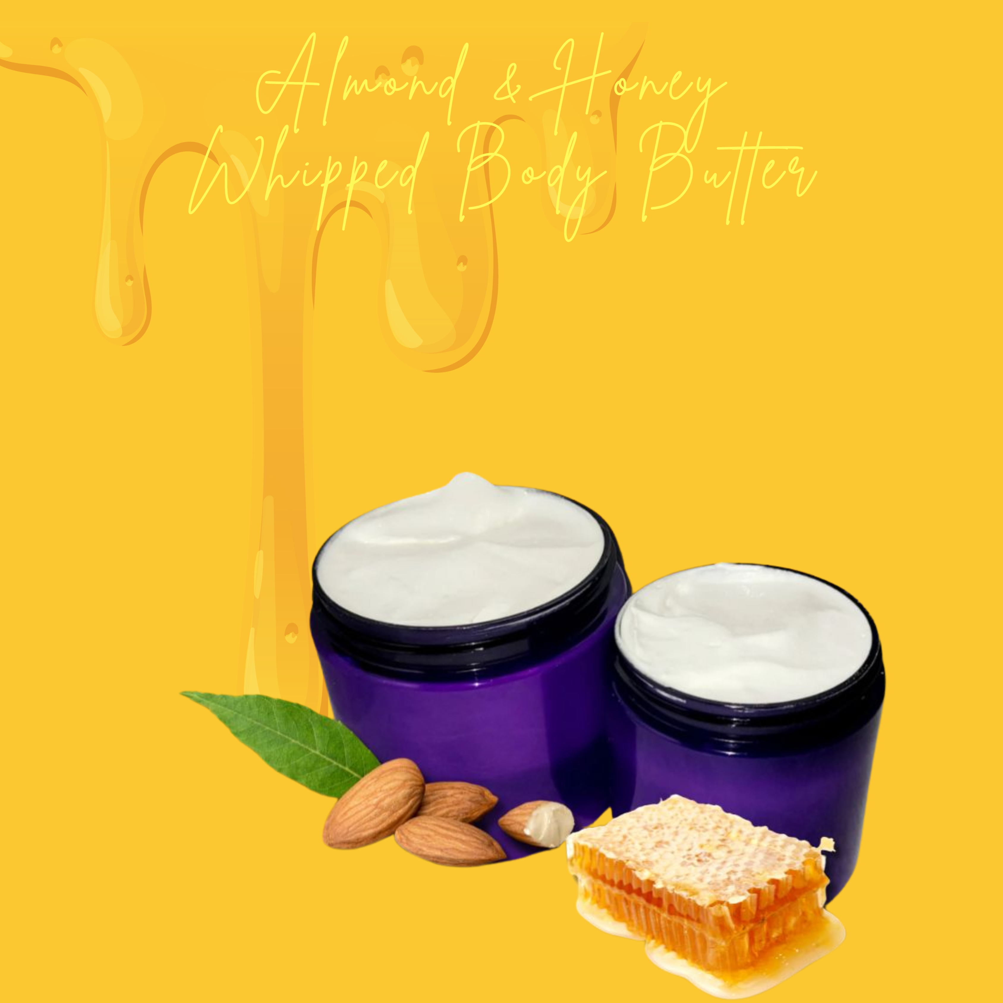 Almond & Honey Whipped Body Butter - Obsidian's LLC